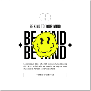 Yellow Black Illustrated Smiley Quotes Posters and Art